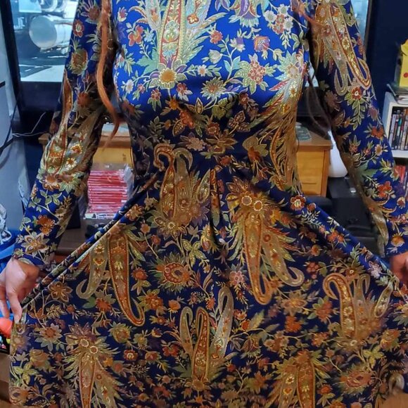 1960s Vintage Rare! JERRY SILVERMAN x Shannon rogers Dress ! With pockets - Picture 4 of 15